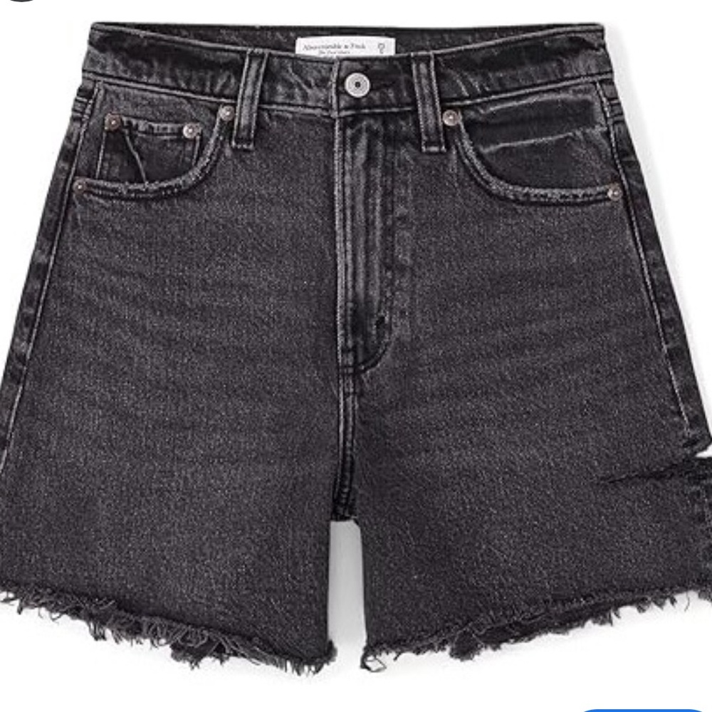 Abercrombie & Fitch Black Jean Shorts